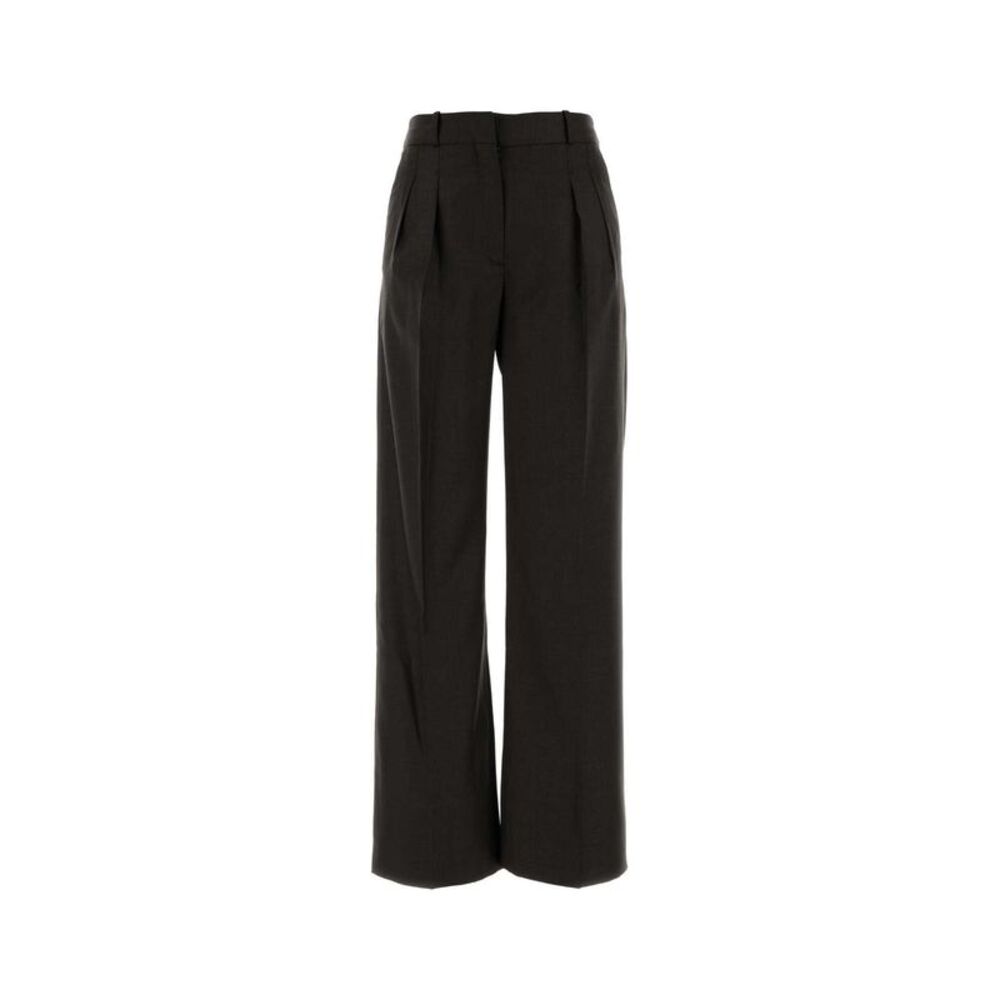Loulou De Saison Women Charcoal Wool Sbiru Palazzo Pant
